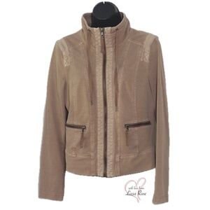 Freewheeling Mock-neck Zipper Pocket Jacket (Marrakech for Anthropologie)